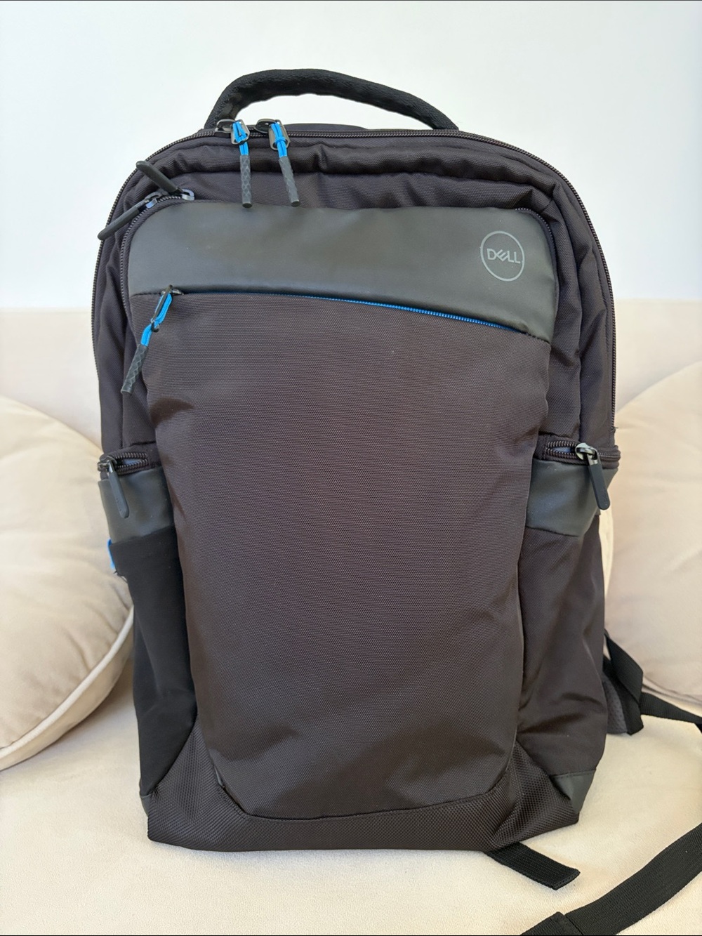 Dell Black and Blue Accent Laptop Backpack